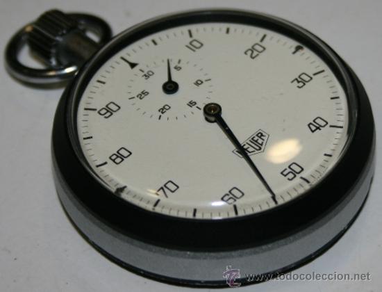 Relojes: Cron&oacute;metro centesimal Heuer a&ntilde;os 1970 - Foto 4