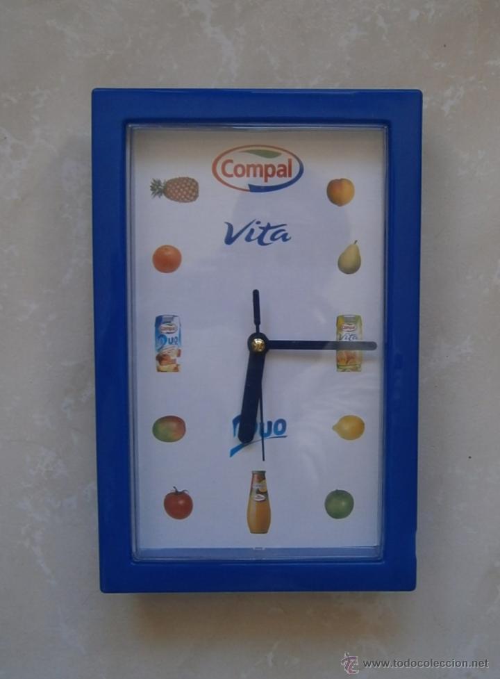 Relojes: RELOJ DE PARED RECTANGULAR COMPAL NUEVO. - Foto 1