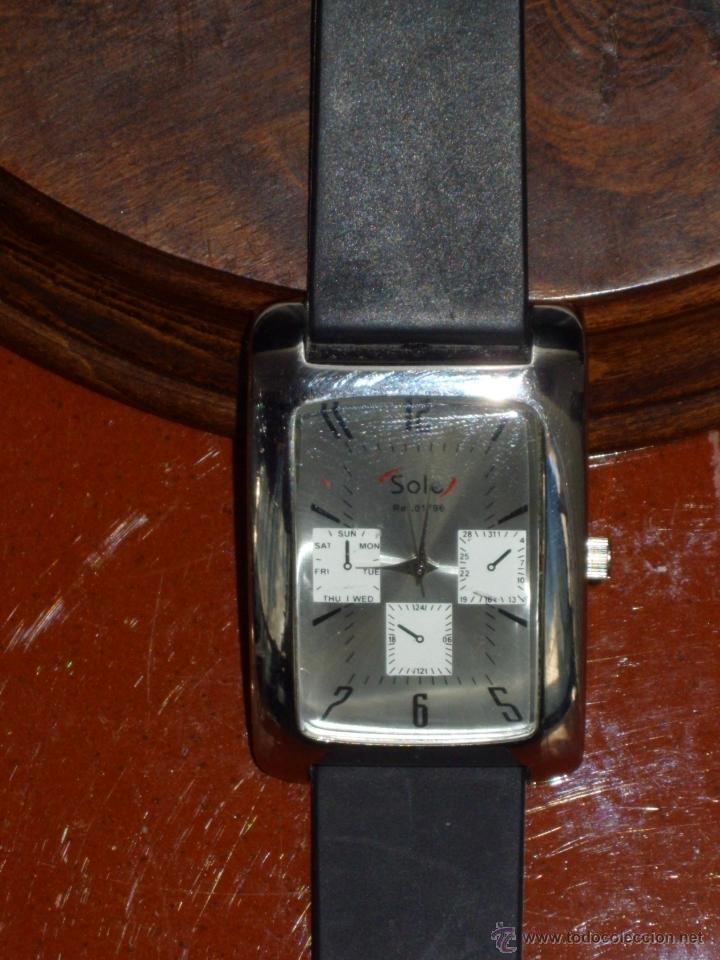 Relojes: RELOJ DE PULSERA SOLE CORREA DE SILICONA. - Foto 1