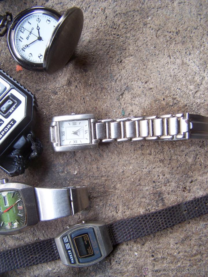 Relojes: Lote relojes pulsera, bolsillo, cronometro. - Foto 2