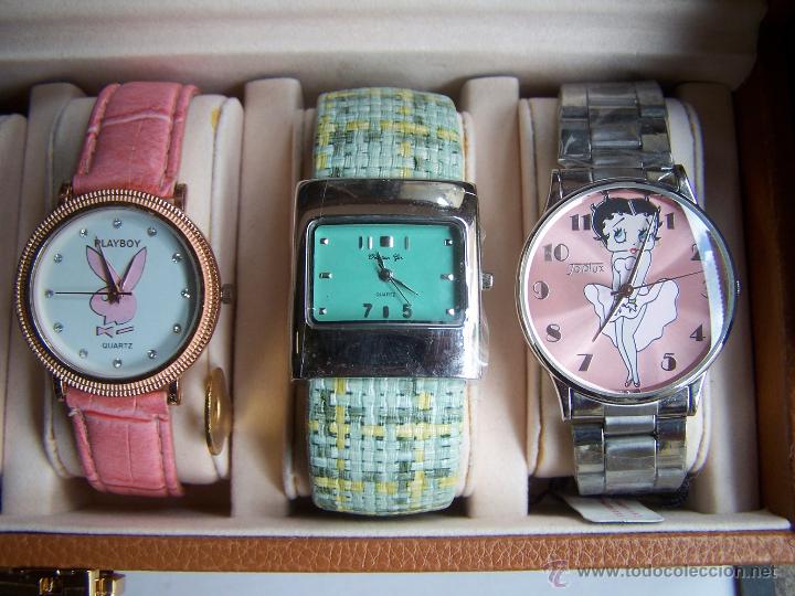 Relojes: Estuche con seis relojes de pulsera - Foto 3