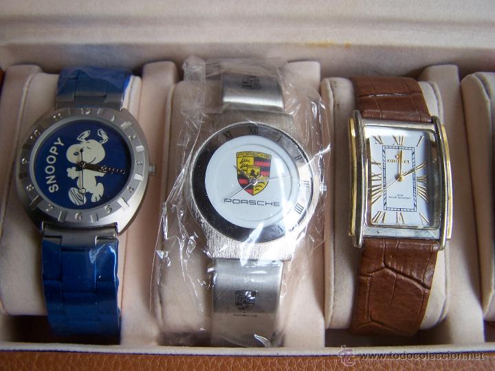 Relojes: Estuche con seis relojes de pulsera - Foto 4