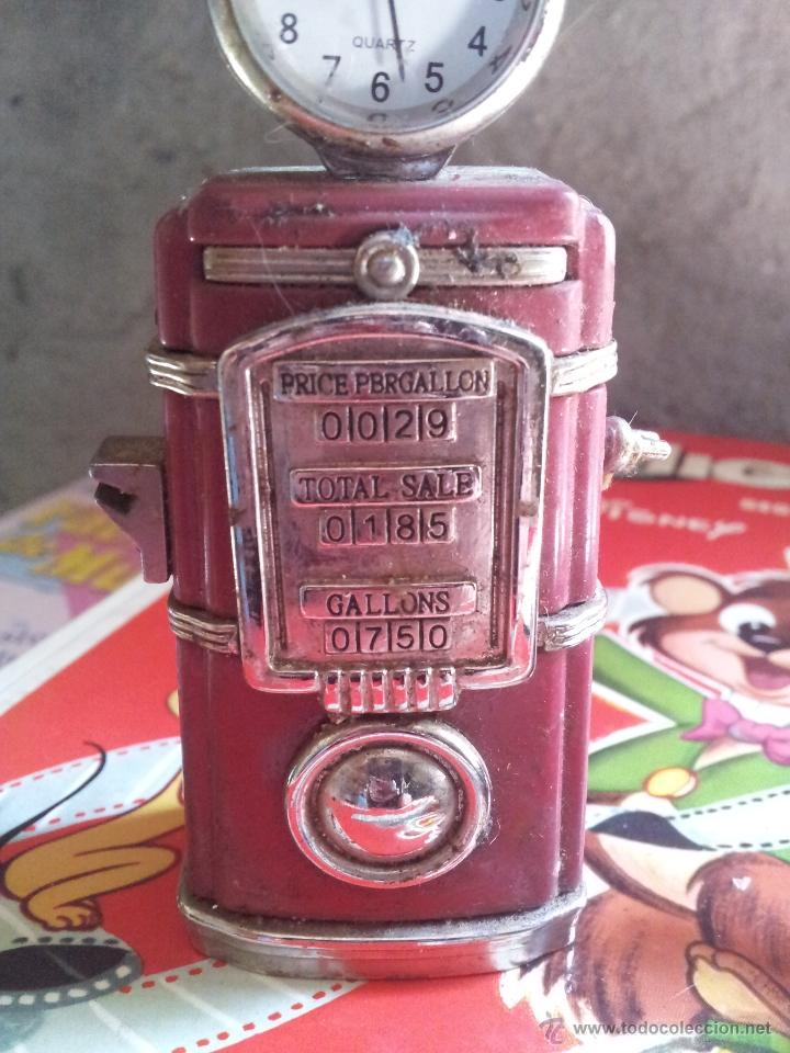 Relojes: ANTIGUO RELOJ EXPENDEDOR DE GASOLINA - Foto 2