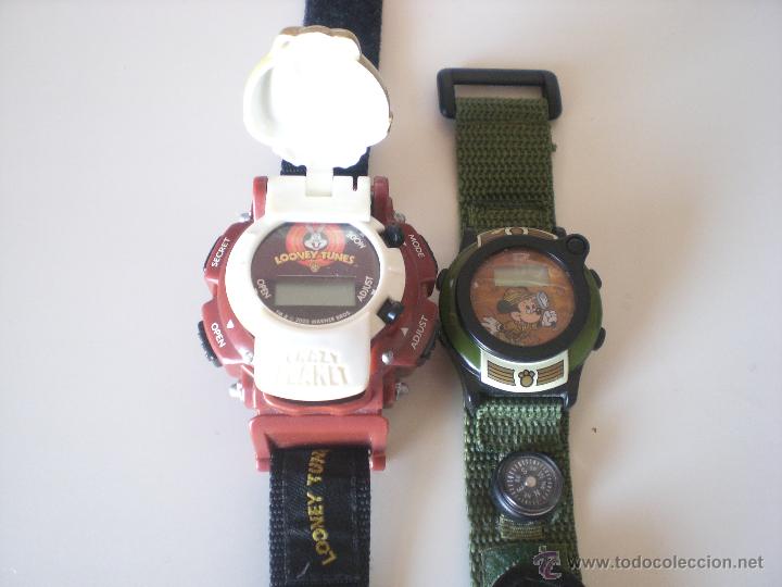 Relojes: LOTE DE 2 RELOJES DISNEY Y WARNER BROS - Foto 3