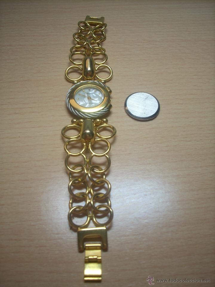 Relojes: RELOG LAMUE JAPONES DORADO - Foto 3