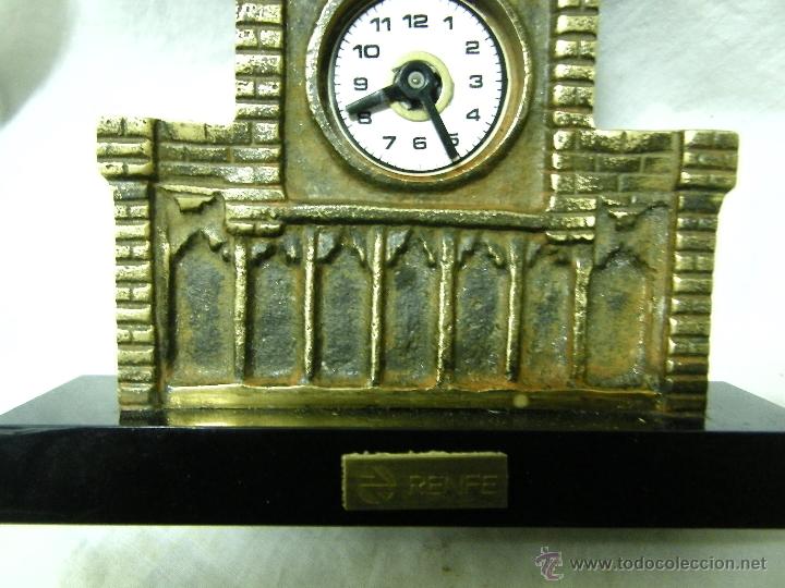 Relojes: RELOJ DE BRONCE -RENFE-FUNCIONANDO Tama&ntilde;o peque&ntilde;o - Foto 4