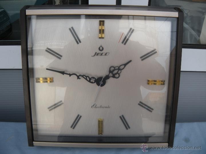 Relojes: RELOJ DE PARED JECO EL&Eacute;CTRIC. RETRO - Foto 7