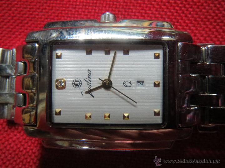 Relojes: RELOJ DE SE&Ntilde;ORA MARCA JUSTINA IMPECABLE. - Foto 1