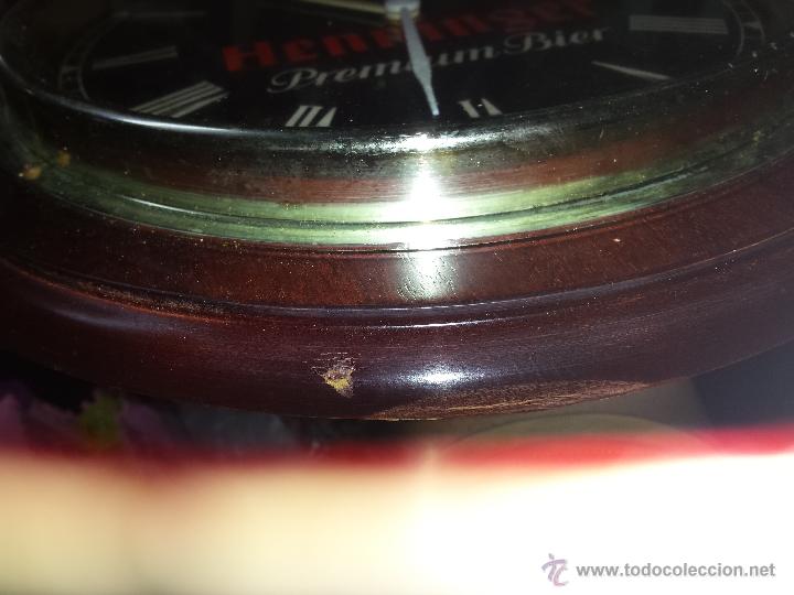 Relojes: RELOJ DE PARED CERVEZA HEINEKEN - Foto 3