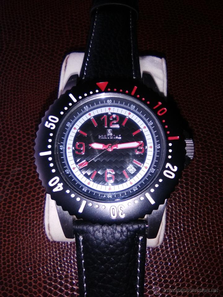 Relojes: RELOJ MARCA PERTEGAZ  DE CABALLERO, FUNCIONANDO, CORREA NUEVA - Foto 1