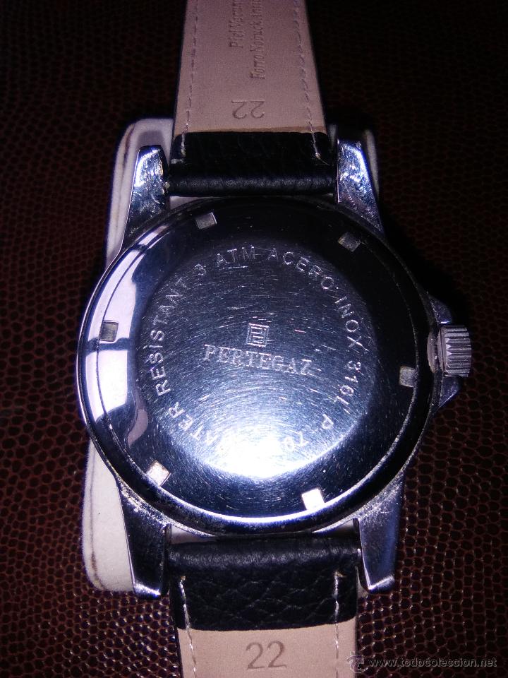 Relojes: RELOJ MARCA PERTEGAZ  DE CABALLERO, FUNCIONANDO, CORREA NUEVA - Foto 2