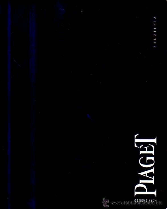 Relojes: PIAGET. CAT&Aacute;LOGO DE RELOJER&Iacute;A. 2001 - Foto 1