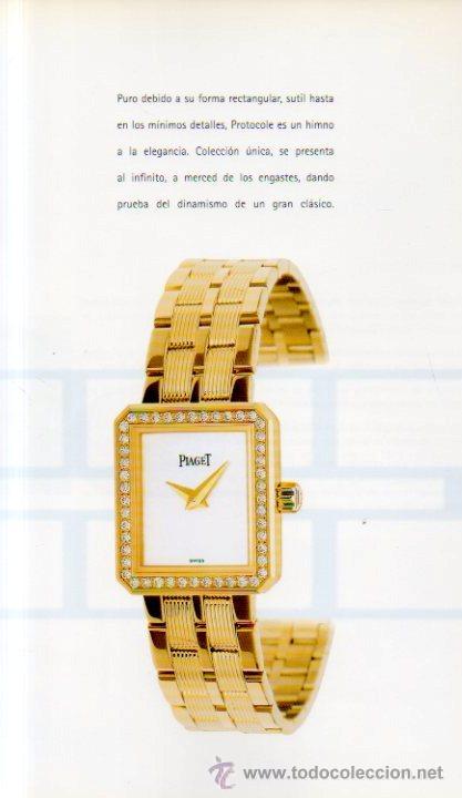 Relojes: PIAGET. CAT&Aacute;LOGO DE RELOJER&Iacute;A. 2001 - Foto 3