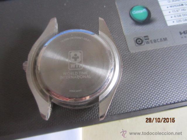 Relojes: WTI WORD TIME INTERNATIONAL. QUARTZ - Foto 3