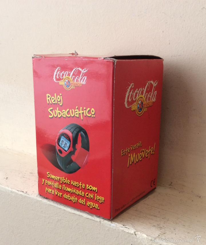 Relojes: RELOJ DIGITAL SUBACU&Aacute;TICO DE COCA COLA SIN ESTRENAR - Foto 5