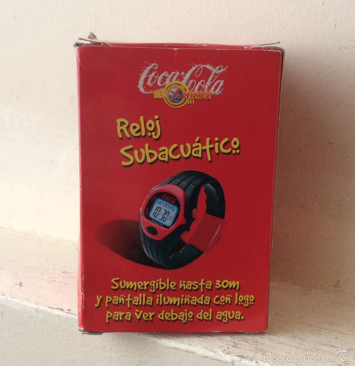 Relojes: RELOJ DIGITAL SUBACU&Aacute;TICO DE COCA COLA SIN ESTRENAR - Foto 8