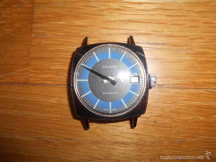 Relojes: RELOJ CUERDA VINTAGE SATARA, FUNCIONANDO - Foto 3
