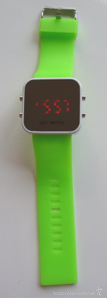 reloj **led watch**. correa en silicona y - Compra venta en todocoleccion
