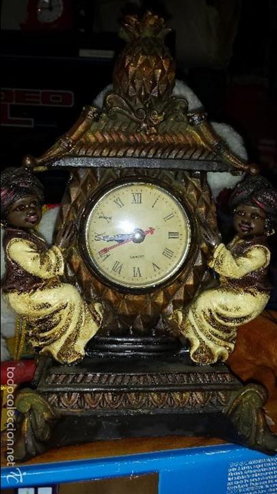 Relojes: PRECIOSO RELOJ DE MESA EN RESINA - Foto 1