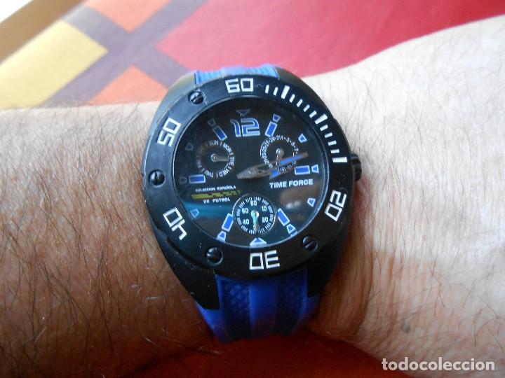 Relojes: RELOJ DE CABALLERO TIME FORCE CON SU CAJA E INSTRUCCIONES. - Foto 3