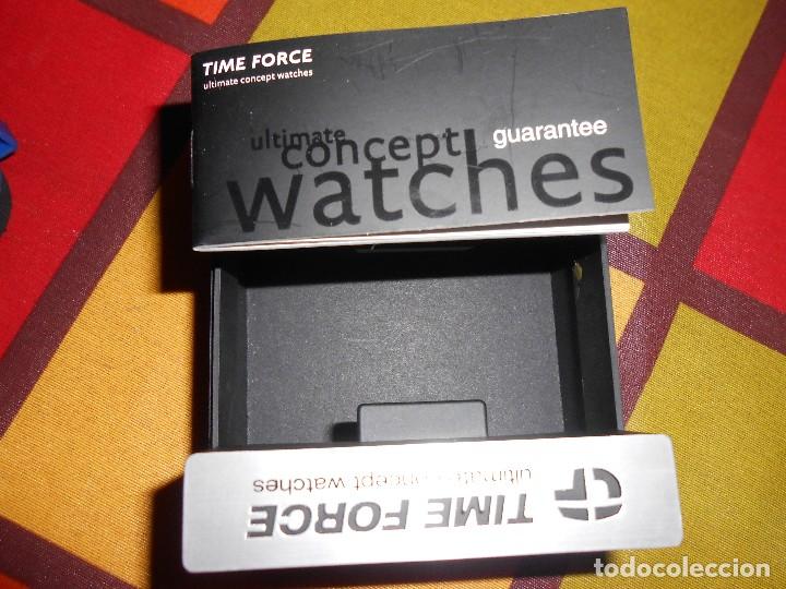 Relojes: RELOJ DE CABALLERO TIME FORCE CON SU CAJA E INSTRUCCIONES. - Foto 4