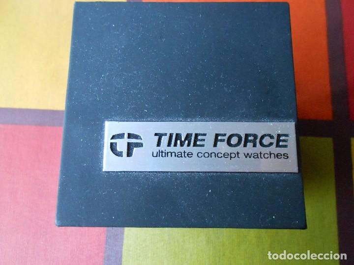 Relojes: RELOJ DE CABALLERO TIME FORCE CON SU CAJA E INSTRUCCIONES. - Foto 5