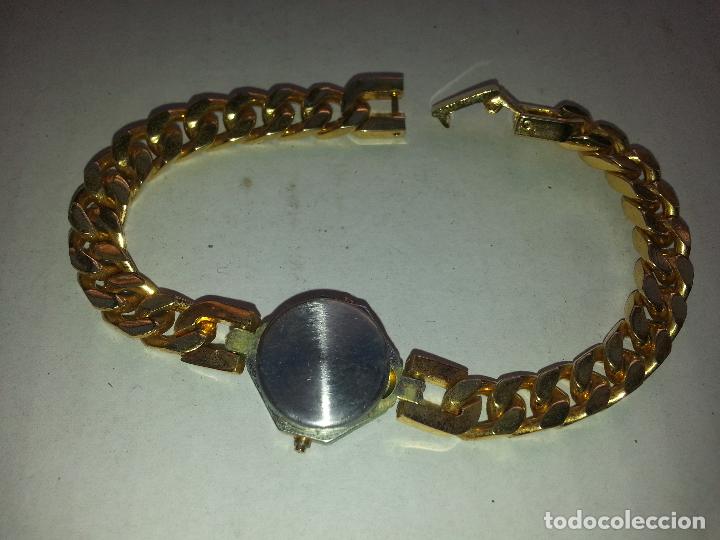 Relojes: reloj quartz  preciosa correa dorada - Foto 2
