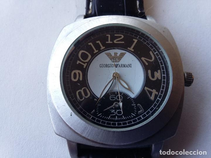 Relojes: 001627COM-reloj georgio armani negro-replica - Foto 2