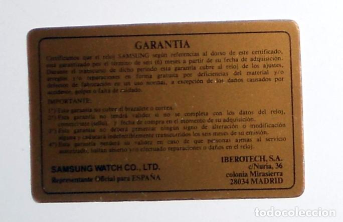 Certificado De Garantia Antiguo Vintage Reloj Comprar Relojes Otras Marcas En Todocoleccion