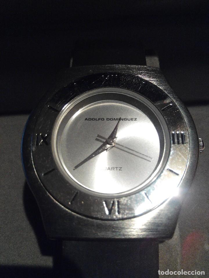 Relojes: RELOJ ADOLFO DOMINGUEZ CORREA DE ACERO. NUEVO - Foto 2