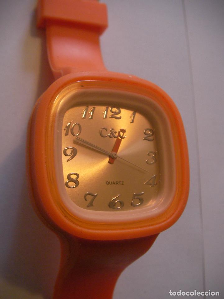 Relojes: ESPECTACULAR RELOJ DE PULSERA DE COLECCION NARANJA - Foto 1