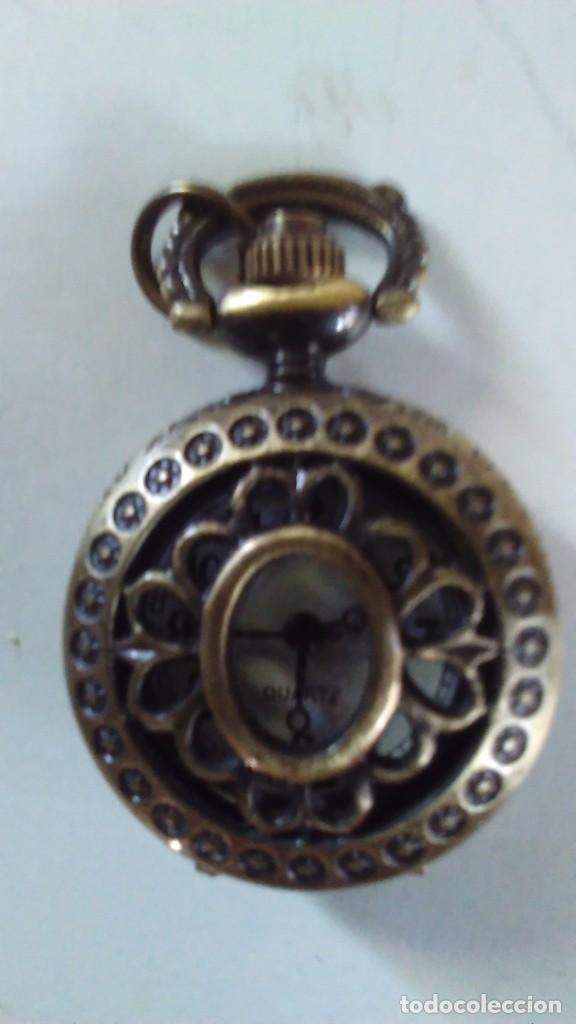 Relojes: Reloj de bolsillo con tapa calada, de cuarzo - Foto 1