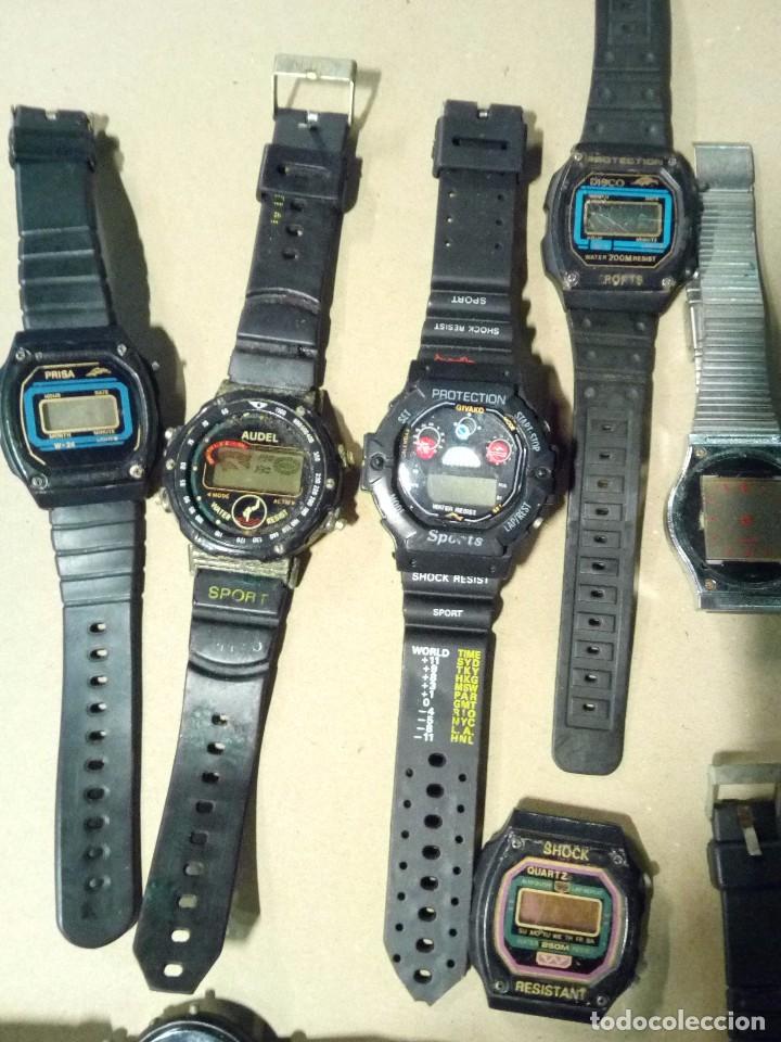 Relojes: gran lote despiece 20 relojes digitales - Foto 3