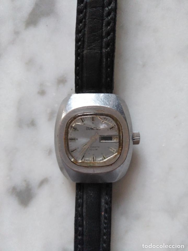 Relojes: ANTIGUO RELOJ DUWARD AUTOMATICO 100 M DE SE&Ntilde;ORA. FUNCIONANDO. - Foto 4