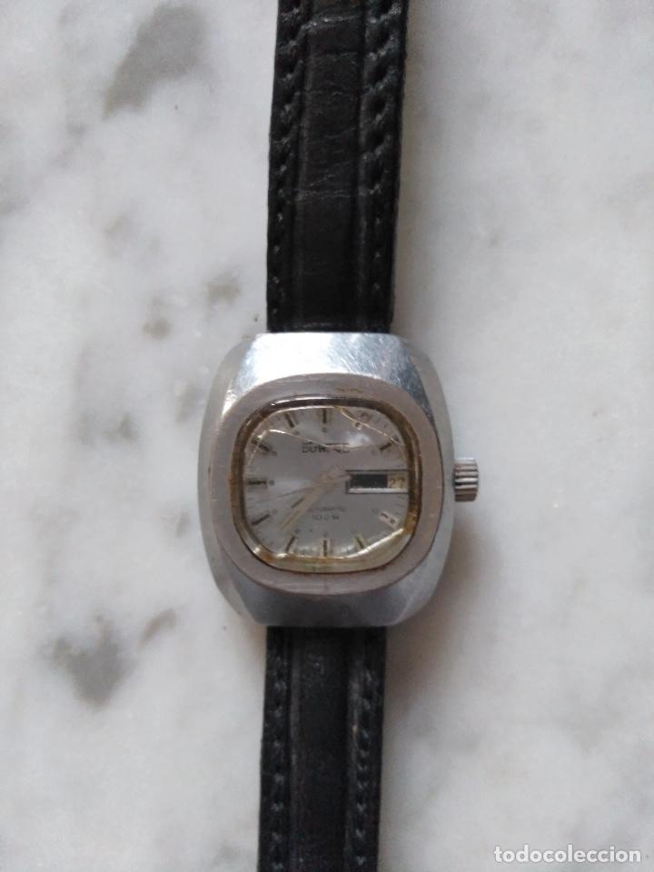 Relojes: ANTIGUO RELOJ DUWARD AUTOMATICO 100 M DE SE&Ntilde;ORA. FUNCIONANDO. - Foto 5