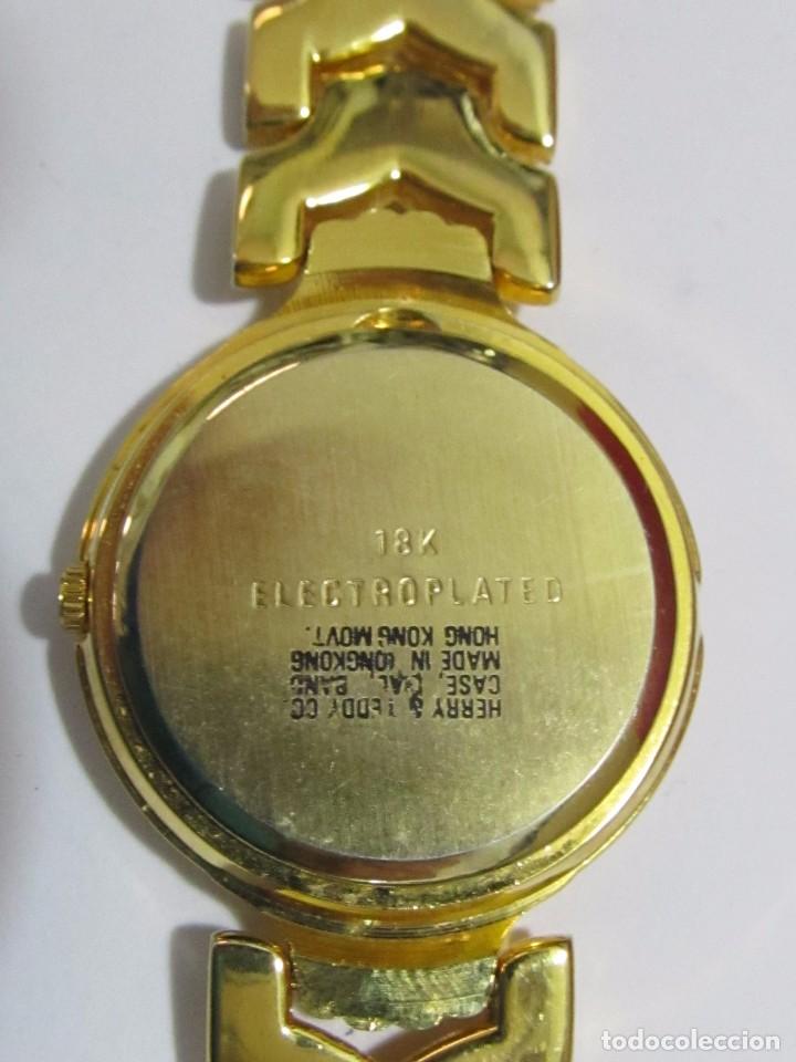 Relojes: RELOJ SUIZO DE CUARZO, CHAPADO EN ORO - Foto 2
