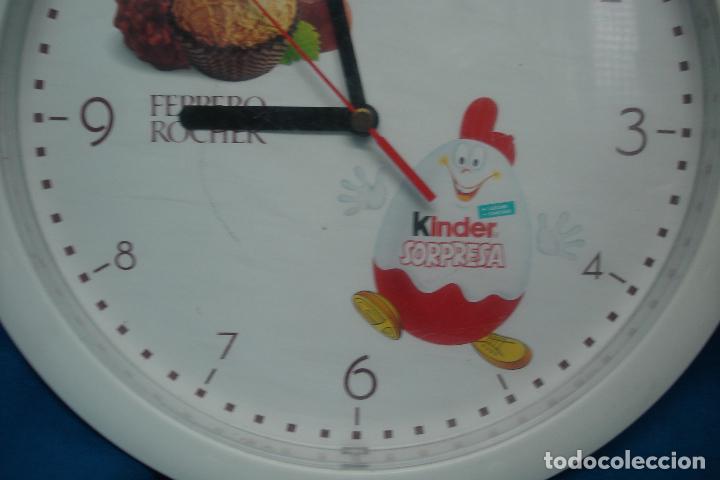 Relojes: RELOJ PARED DE HUEVOS KINDER - FUNCIONA - Foto 3