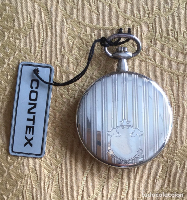 Relojes: RELOJ DE BOLSILLO DE PLATA CONTEX - Foto 2