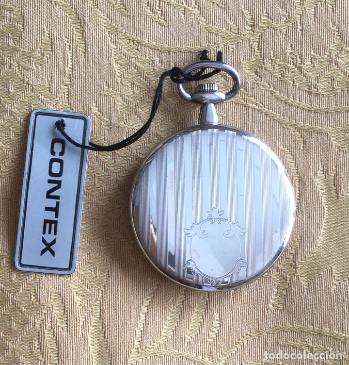 Relojes: RELOJ DE BOLSILLO DE PLATA CONTEX - Foto 5
