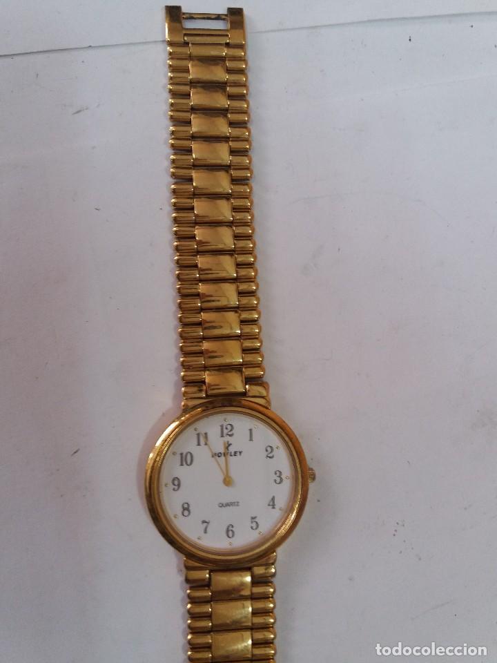 Relojes: RELOJ NOWLEY DE CUARZO CHAPADO EN ORO - Foto 1