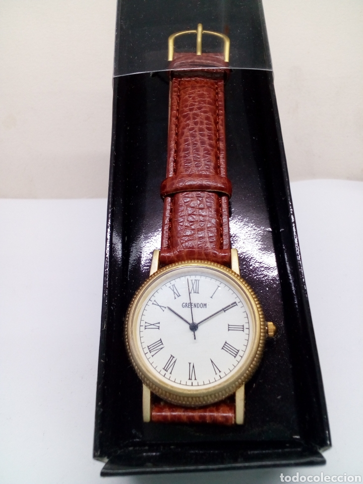 Relojes: Reloj Greendom Quartz nuevo en su estuche - Foto 2