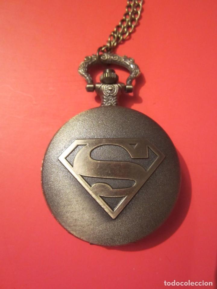 Relojes: RELOJ DE BOLSILLO SUPERMAN A PILAS - Foto 1