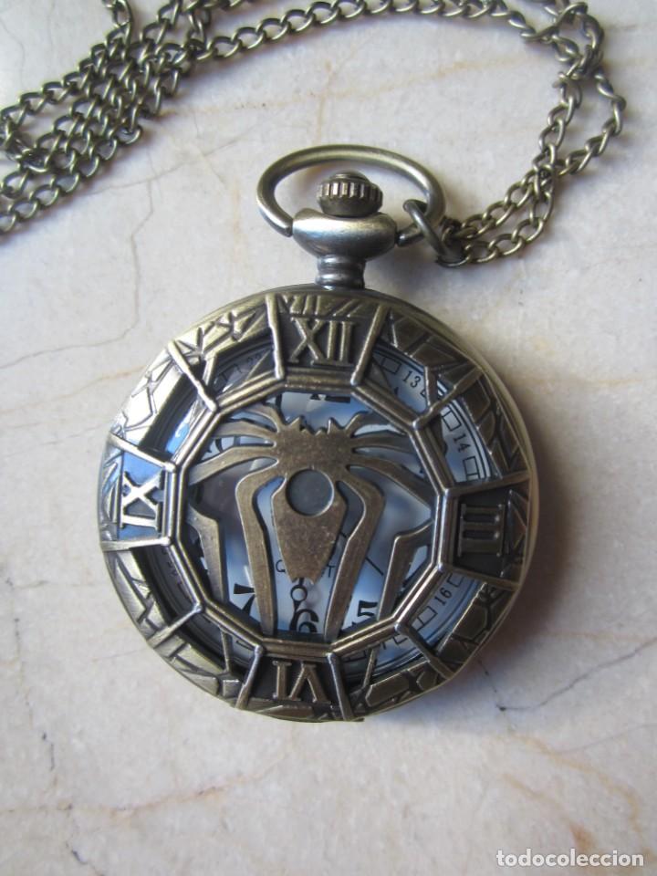 Relojes: RELOJ DE BOLSILLO SPIDERMAN A PILAS - Foto 1
