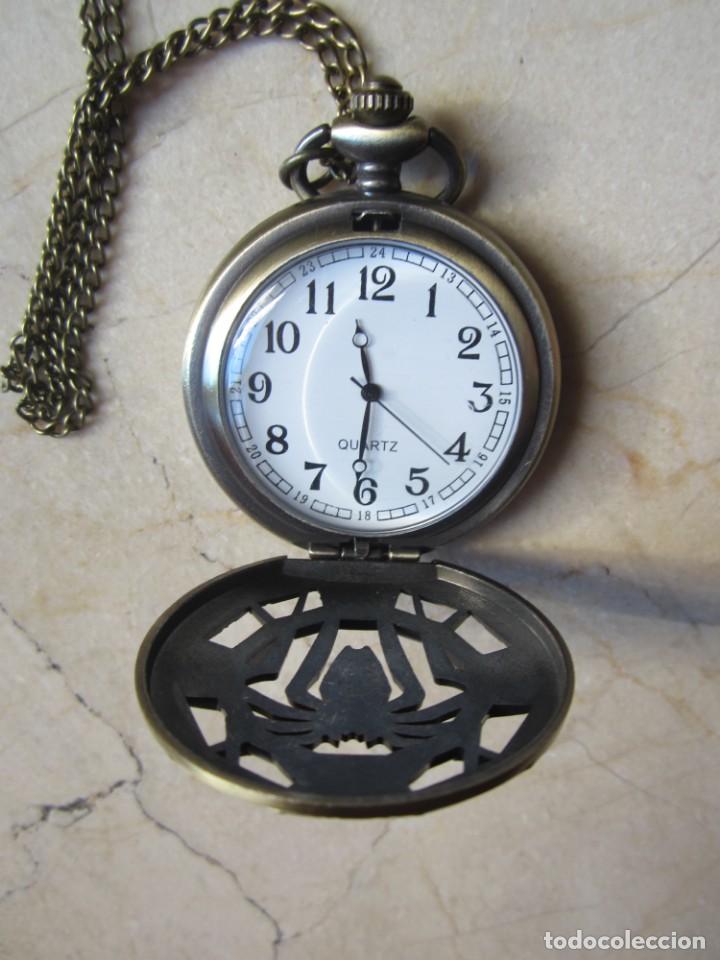Relojes: RELOJ DE BOLSILLO SPIDERMAN A PILAS - Foto 3