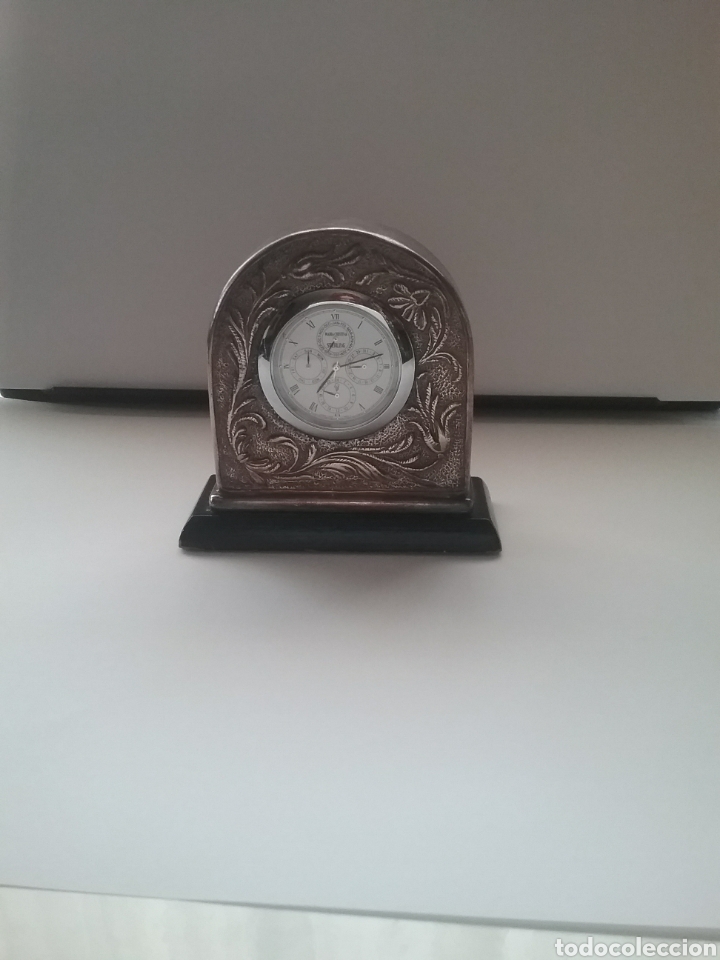 Relojes: Reloj de sobremesa en plata de ley 925. Funciona. - Foto 2