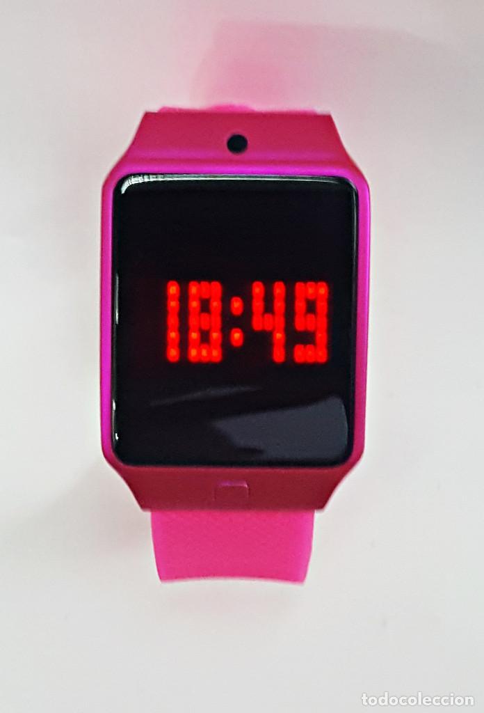 Relojes: Reloj rosa restangular de se&ntilde;ora. - Foto 1
