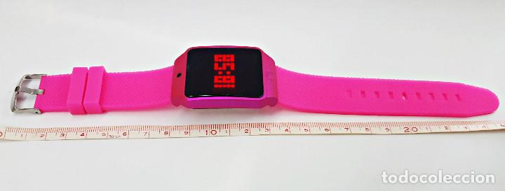 Relojes: Reloj rosa restangular de se&ntilde;ora. - Foto 3
