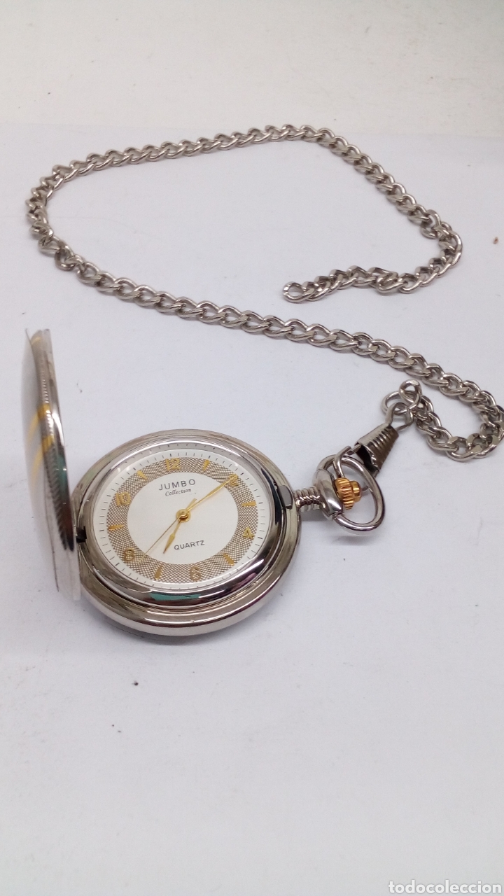 Relojes: Reloj de bolsillo Jumbo Colection Quartz nuevo - Foto 2