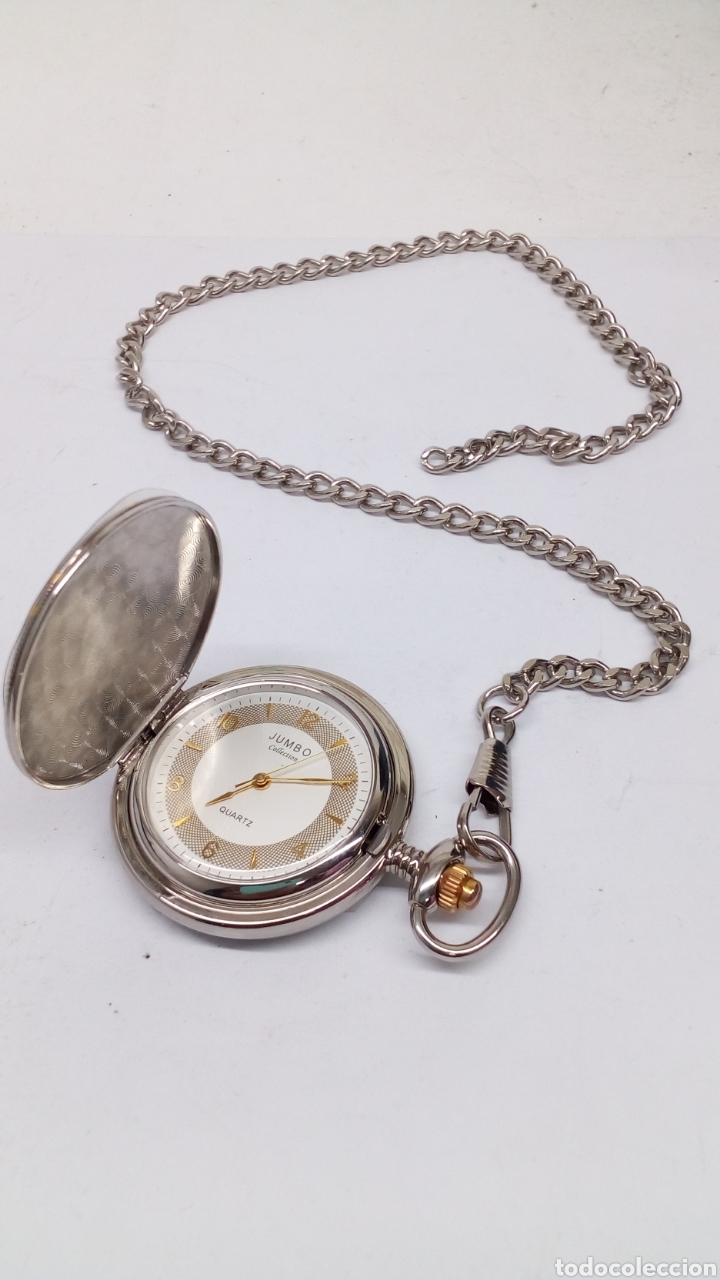 Relojes: Reloj de bolsillo Jumbo Colection Quartz nuevo - Foto 3