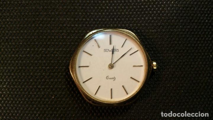 Relojes: RELOJ DUWARD QUARZ CHAPADO EN ORO FORMA EXAGONAL - Foto 1